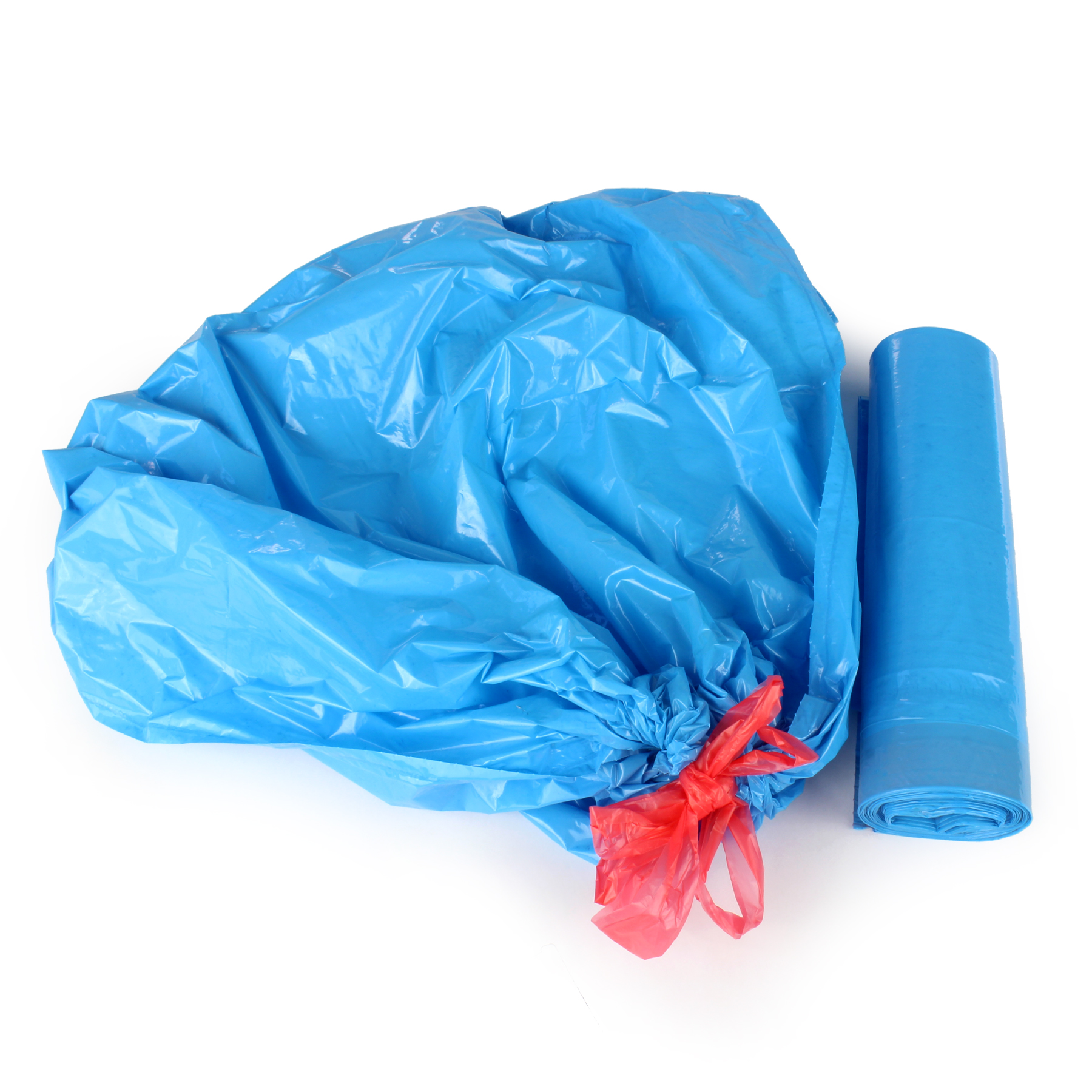 ANIE SUPER GRUBE I MOCNE NIEBIESKIE WORKI NA ŚMIECI 120l | RULON: 10 SZT. | GRUBOŚĆ: 35µm | WAGA: 0,4kg; 70x100cm